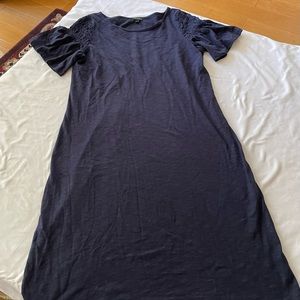 Talbots Navy Blue Dress, Sz Medium